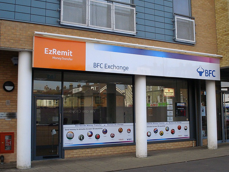 Outside view of a BFC Exchange, Croydon, London.